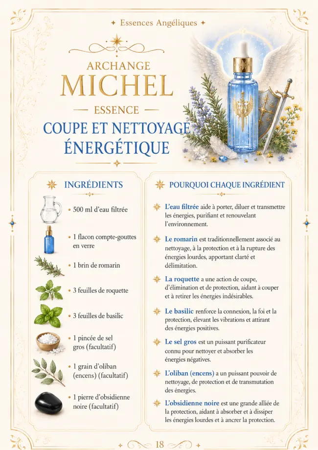 Page du Cahier de Guérison